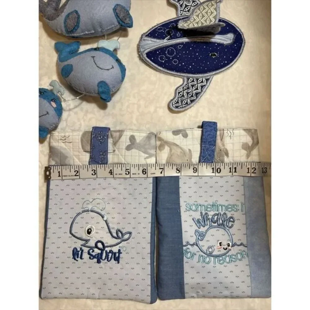 Handmade Whale Ocean themed Baby room decor Pouch Bag‎